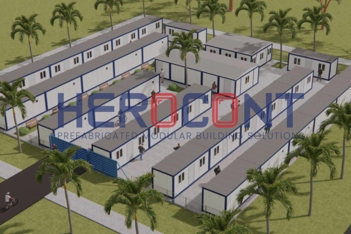 100-Person Modular Dormitory Camp_4